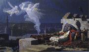 Jean Lecomte Du Nouy The Dream of Khosru. France oil painting artist